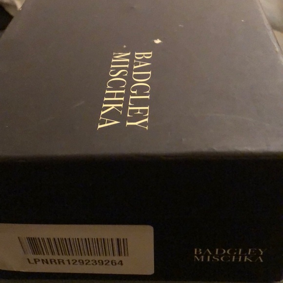 NIB Badgley Mischka satin rhinestone high heels - Picture 15 of 16